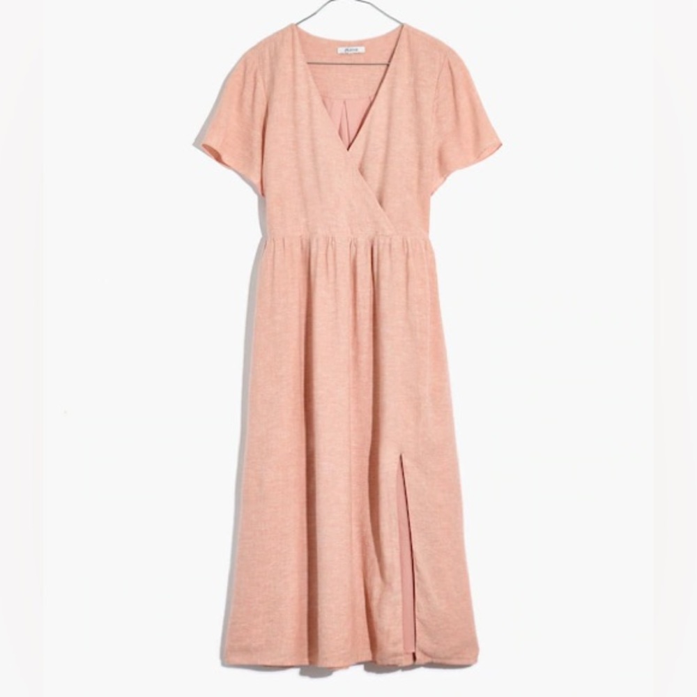Madewell midi wrap dress